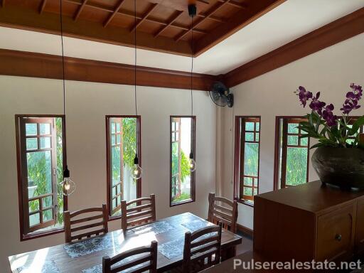 Tropical 3 Bedroom Villa on Large Plot for Sale in Surin Beach, Phuket