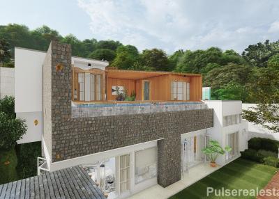5 Bedroom Mountain View Private Pool Villas, Pa Khlok, 5 Min from Heroines Monument