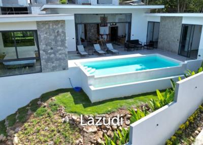 New Modern 3 Bed Pool villa with Seaview in Bophut