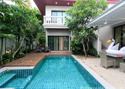 3 Bedroom Private Pool Villa with Rooftop Terrace for Sale, Bangtao, Phuket