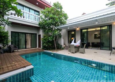 3 Bedroom Private Pool Villa with Rooftop Terrace for Sale, Bangtao, Phuket