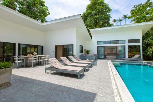 Amazing 4-beds pool villa near PBISS For Sale. Prime location - Chaweng Noi, Koh Samui - 920121001-1774