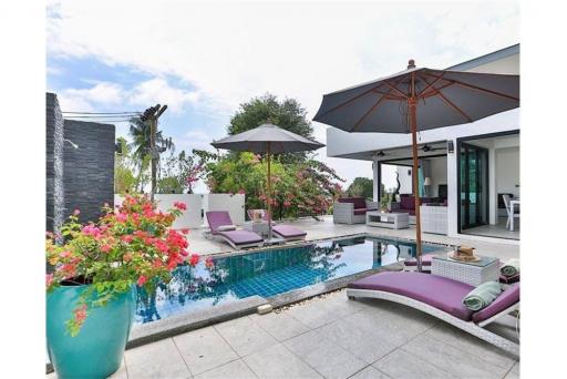 Luxurious Partial Seaview Pool Villa for Sale in Lamai! - 920121010-249
