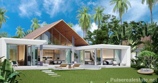 Modern Contemporary 3 Bedroom Pool Villas for Sale, Pasak 8, Cherngtalay, Phuket