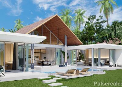 Modern Contemporary 3 Bedroom Pool Villas for Sale, Pasak 8, Cherngtalay, Phuket