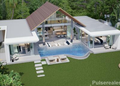 Modern Contemporary 3 Bedroom Pool Villas for Sale, Pasak 8, Cherngtalay, Phuket