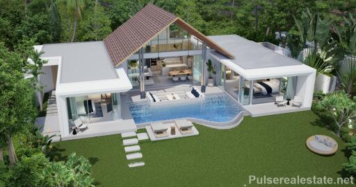 Modern Contemporary 3 Bedroom Pool Villas for Sale, Pasak 8, Cherngtalay, Phuket