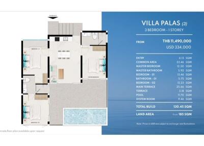 Off-plan pool villas for Sale in prime location