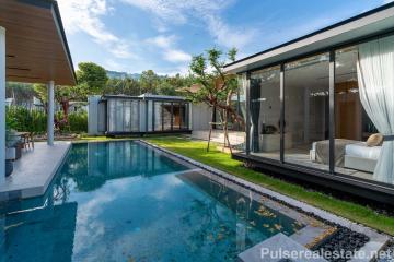 Modern 4 Bedroom Luxury Pool Villas in the Center of Cherngtalay / Bangtao, Only 10 mins to Layan Beach