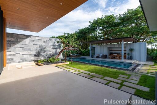 New 4 bed Pool Villas in Cherngtalay, Modern & Luxury Design, 10 mins from Layan Beach