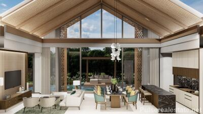 New Luxury 4-Bedroom Villa Next Door to Laguna, Golf Course & Beaches