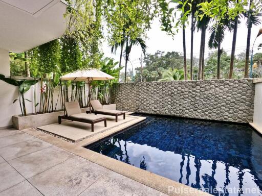 Foreign Freehold Ownership Private Pool Condominium, Chava Surin, Only Steps from Surin Beach