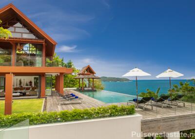 Luxury Villa in Kamala, 5 Bedrooms, Stunning Sea Views, Recently Renovated, Fitness & Media Room