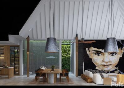 Tropical 3 Bedroom Villas in Bangjo - Solar Panels - Luxury Asian-fushion Theme