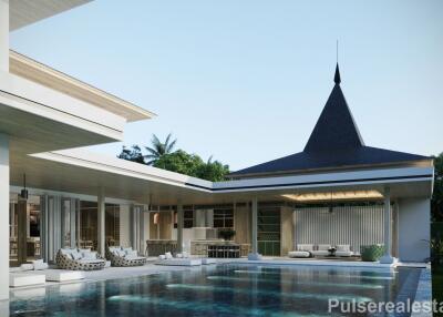 Tropical 3 Bedroom Villas in Bangjo - Solar Panels - Luxury Asian-fushion Theme