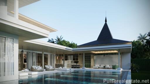 Tropical 3 Bedroom Villas in Bangjo - Solar Panels - Luxury Asian-fushion Theme