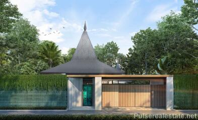 Tropical 3 Bedroom Villas in Bangjo - Solar Panels - Luxury Asian-fushion Theme