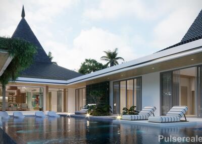 Luxury 4 Bedroom Villas In Layan - Solar Panels - Tropical Asian-Fushion Theme