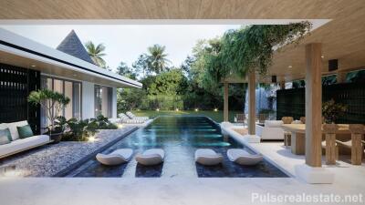 Luxury 4 Bedroom Villas In Layan - Solar Panels - Tropical Asian-Fushion Theme