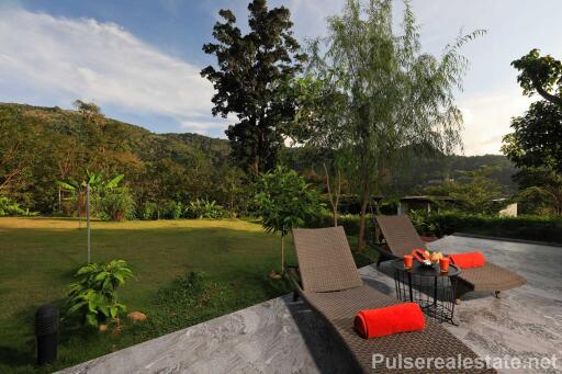 2 Bed Partial Ocean View Villa Overlooking the Kamala Valley, 5 Min from Beach Good Rental Income