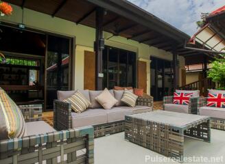 4-6 Bed Family Residence in Cherng Talay, Pasak, 5 min from Boat Avenue, Porto and Bang Tao Beach