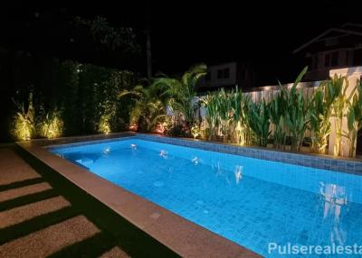 Beautiful 4 Bedroom Pool Villa in Land and House Chalong for Sale