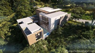 Modern 3 Bedroom Tropical Garden View Pool Villas In The Hills Of Layan