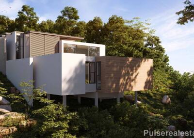 Modern 3 Bedroom Tropical Garden View Pool Villas In The Hills Of Layan