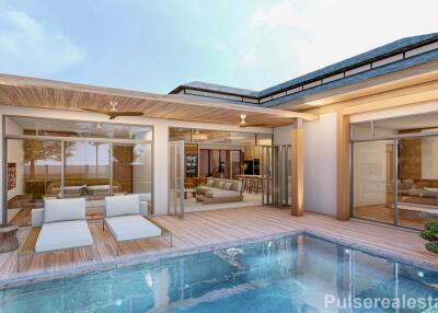 Luxurious One-story 4 Bedroom Private Pool Villa in Nai Harn for Sale
