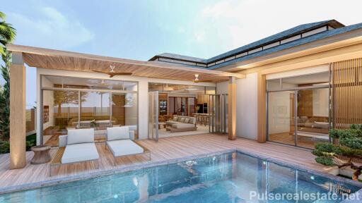 Luxurious One-story 4 Bedroom Private Pool Villa in Nai Harn for Sale