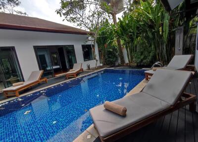 Tropical 3 Bedroom Pool Villa for Sale in Layan, Phuket, Near Bangtao Beach & Layan Beach