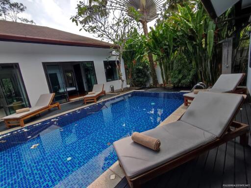 Tropical 3 Bedroom Pool Villa for Sale in Layan, Phuket, Near Bangtao Beach & Layan Beach