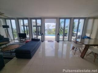 Modern 4 Bedroom Sea View Pool Villa for Sale by Owner at Surin Heights Walk to Surin Beach, Phuket