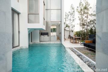 Modern Two-Story 3 Bedroom Pool Villas For Sale In Cherngtalay, Phuket