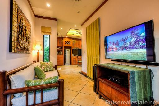 Luxury One-bedroom Bali Style Pool Villa for Sale, Baan Bua Naiharn