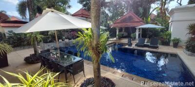 4+1 Bedroom Pool Villa for Sale, Phase 1 of Sai Taan, Walking Distance to Bangtao Beach