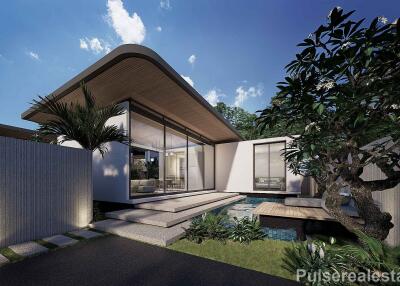 Off-plan 2 Bed Private Pool Villa for Sale Naiharn Beach, Phuket