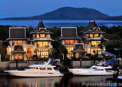Waterfront Luxury 5 Bed Villa With Private Yacht Berth in Royal Phuket Marina, Phuket