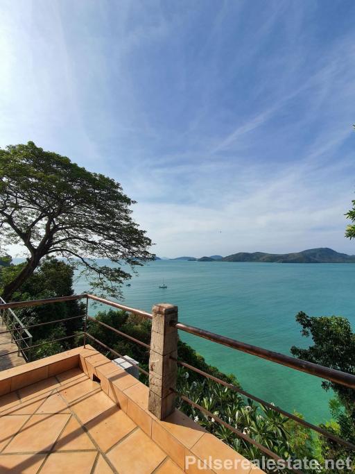 Waterfront Sea View 6 Bed Villa for Sale on Cape Panwa, Phuket
