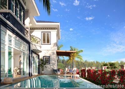 Deluxe 3 Bedroom Resort-Style Pool Villa, 5 Min From Boat Avenue/Porto De Phuket