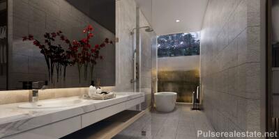 Single-level 3 Bed Private Villas for Sale in Naiharn/Rawai, Phuket