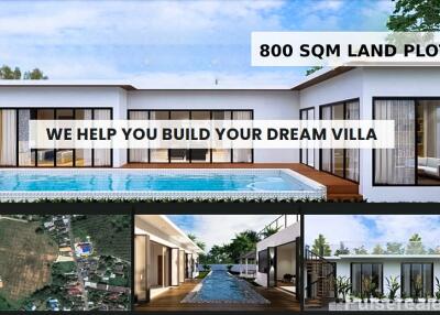 Design Your Own Dream Villa in Phuket - 800 sqm Land Plots in Thalang