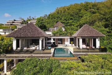 Luxury 5 Bed Sea View Villa in the Hills of Layan, Phuket, Only a few Minutes from Beach