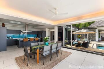 Luxury 5 Bed Sea View Villa in the Hills of Layan, Phuket, Only a few Minutes from Beach