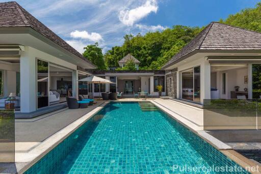 Luxury 5 Bed Sea View Villa in the Hills of Layan, Phuket, Only a few Minutes from Beach