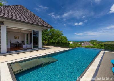 Luxury 5 Bed Sea View Villa in the Hills of Layan, Phuket, Only a few Minutes from Beach