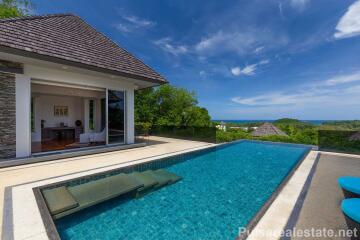 Luxury 5 Bed Sea View Villa in the Hills of Layan, Phuket, Only a few Minutes from Beach