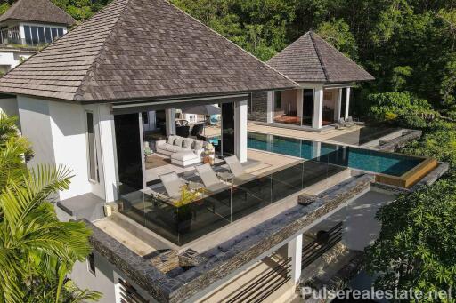 Luxury 5 Bed Sea View Villa in the Hills of Layan, Phuket, Only a few Minutes from Beach