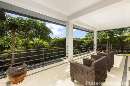 Luxury 5 Bed Sea View Villa in the Hills of Layan, Phuket, Only a few Minutes from Beach