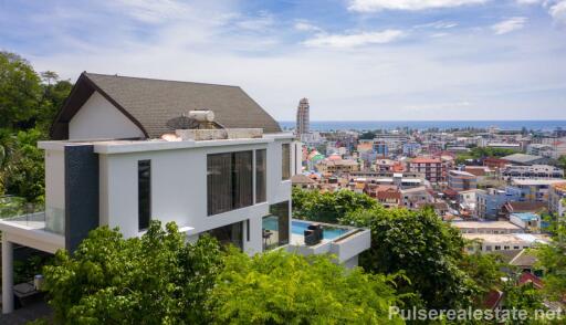 Patong  Sea View Villa for Sale, Overlooking Patong Beach and Town